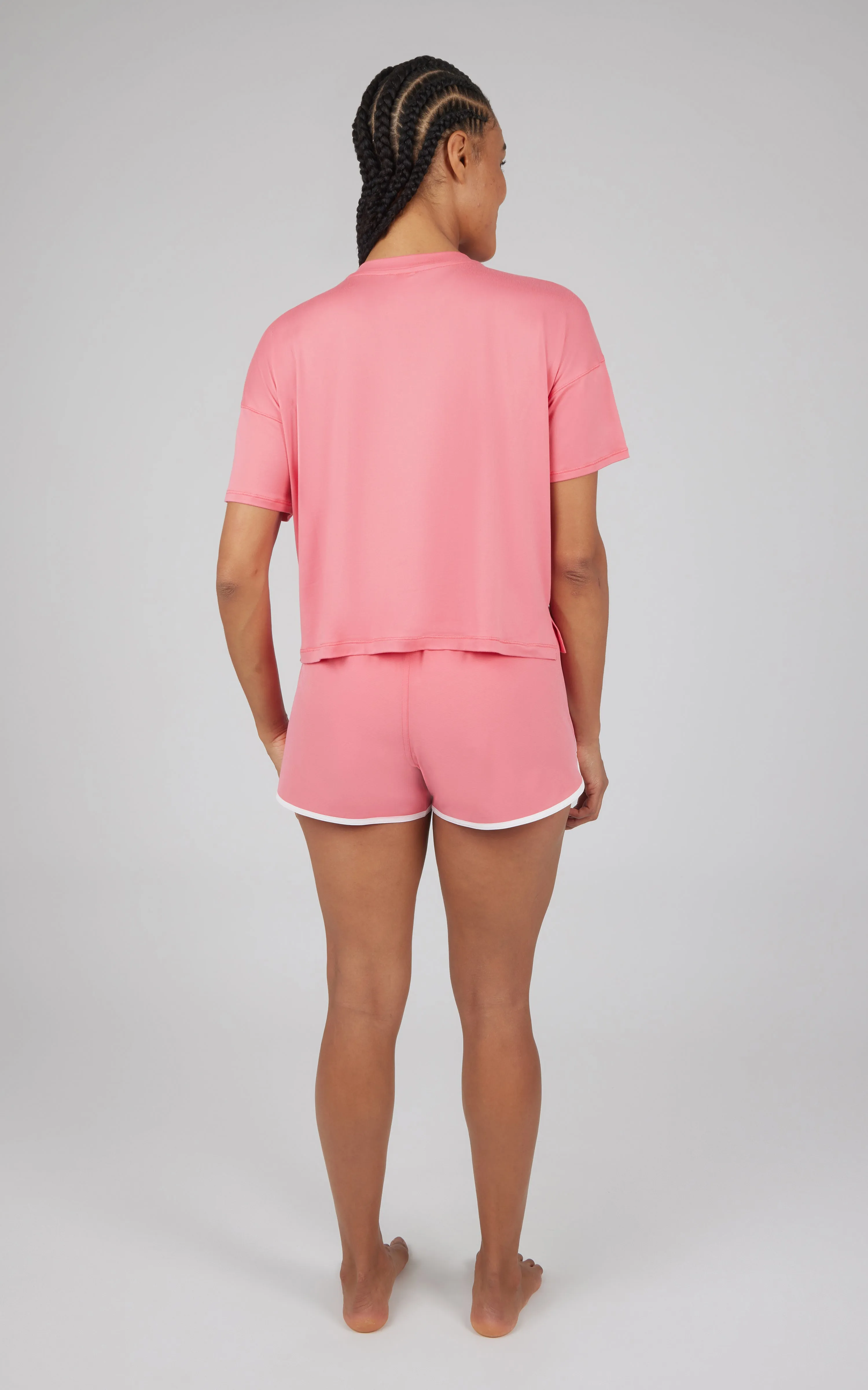 2 PC Boxy Tee and Running Short Set