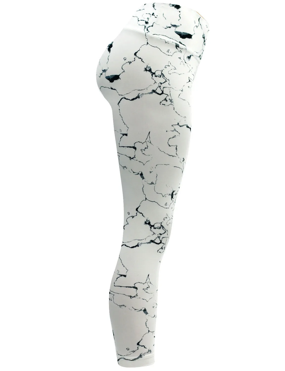 22" Printed Plus Size Pants WHITETHUNDER_Plus Size