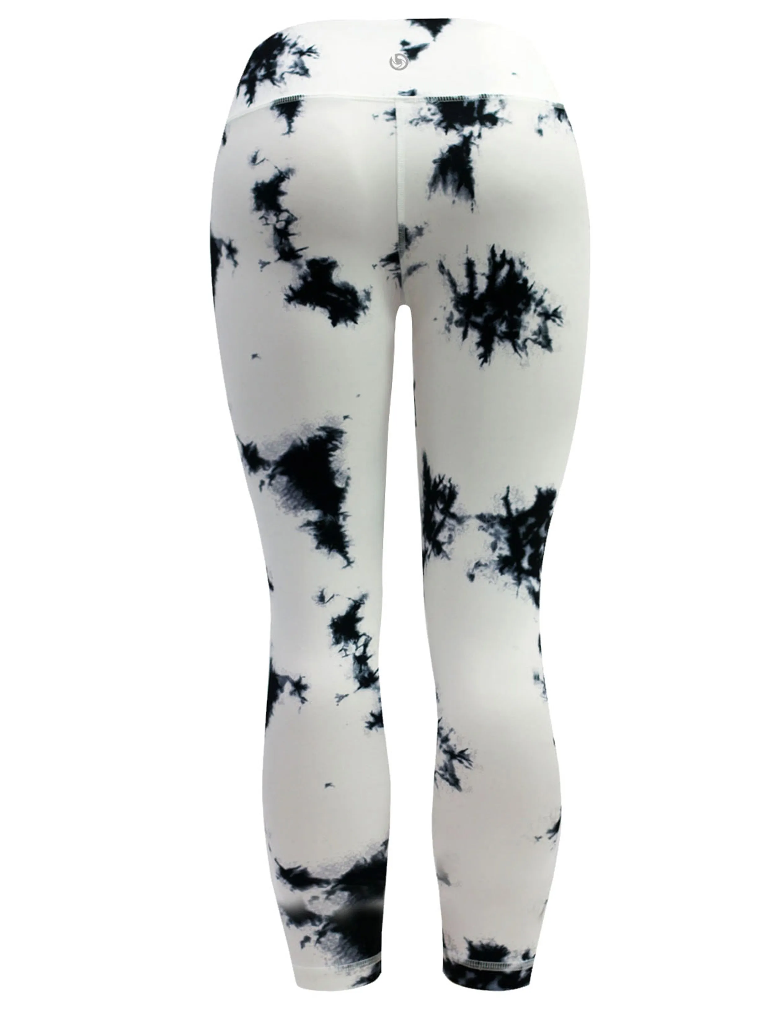 22" Printed Yoga Pants WHITEMARBLE