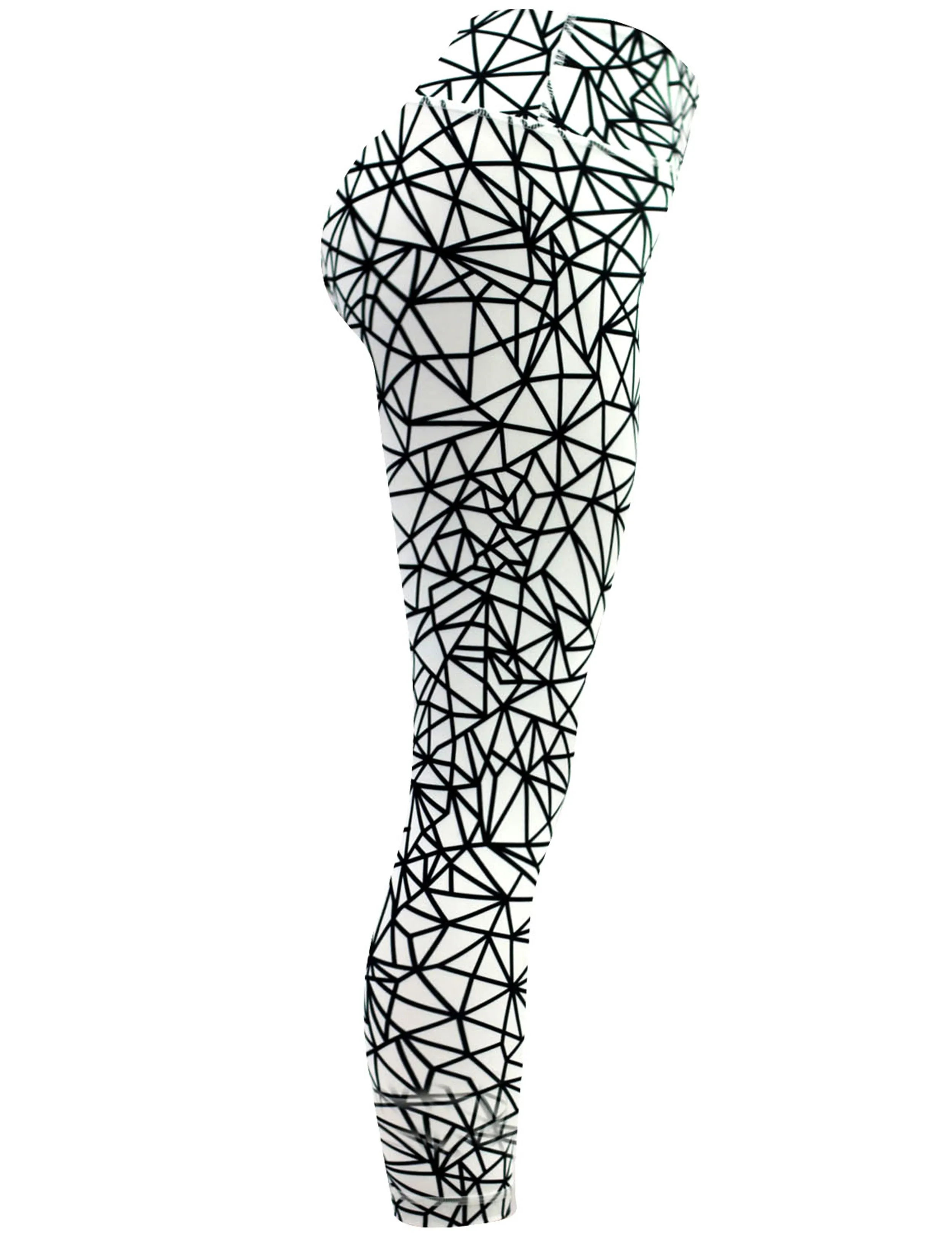 22" Printed Yoga Pants WHITESPIDER_yoga