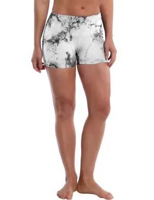 2.5" Printed Pilates Shorts arabescato_Pilates