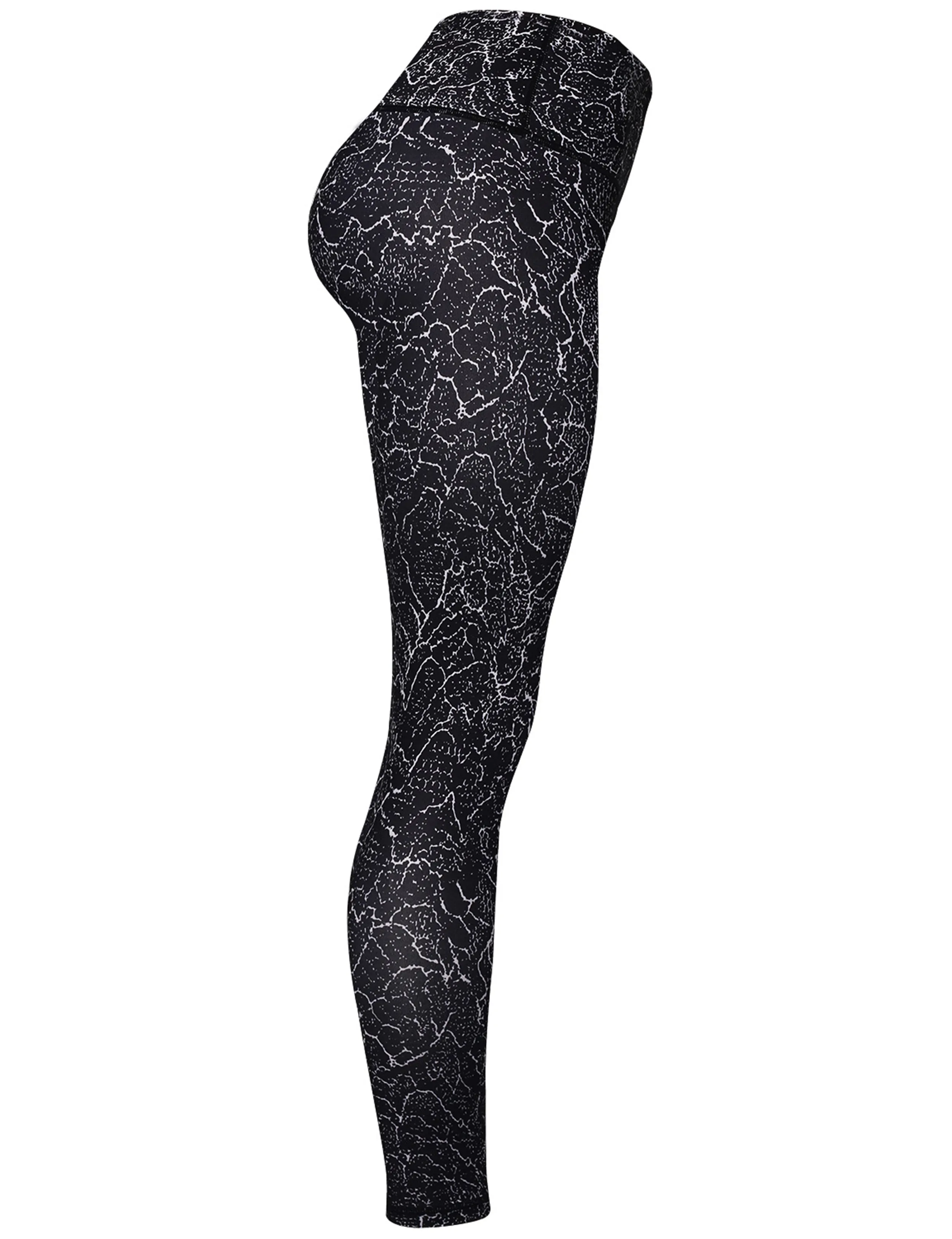 26" Printed Plus Size Pants CRACK_Plus Size