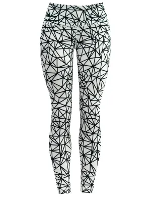 26" Printed Plus Size Pants WHITESPIDER_Plus Size