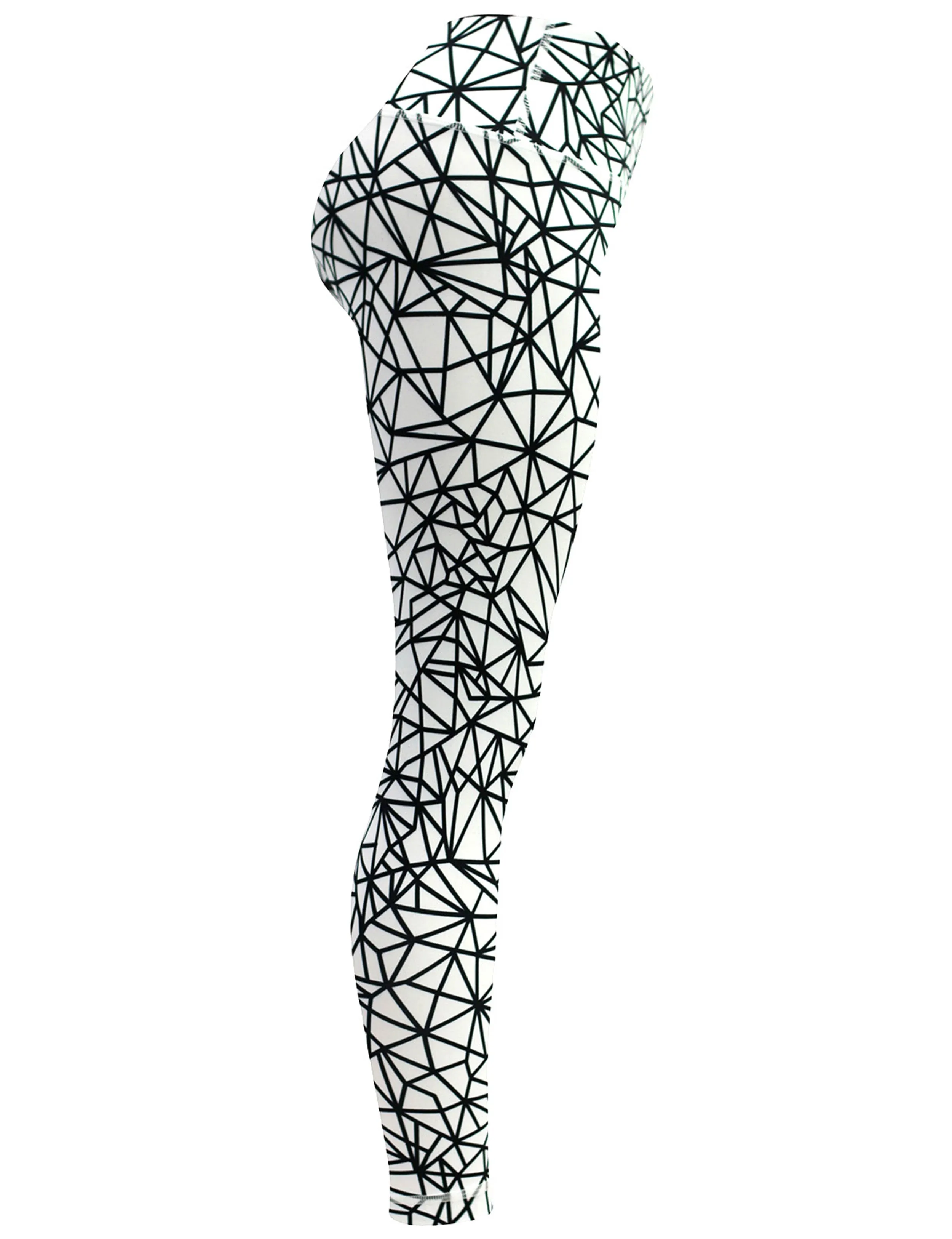 26" Printed Plus Size Pants WHITESPIDER_Plus Size