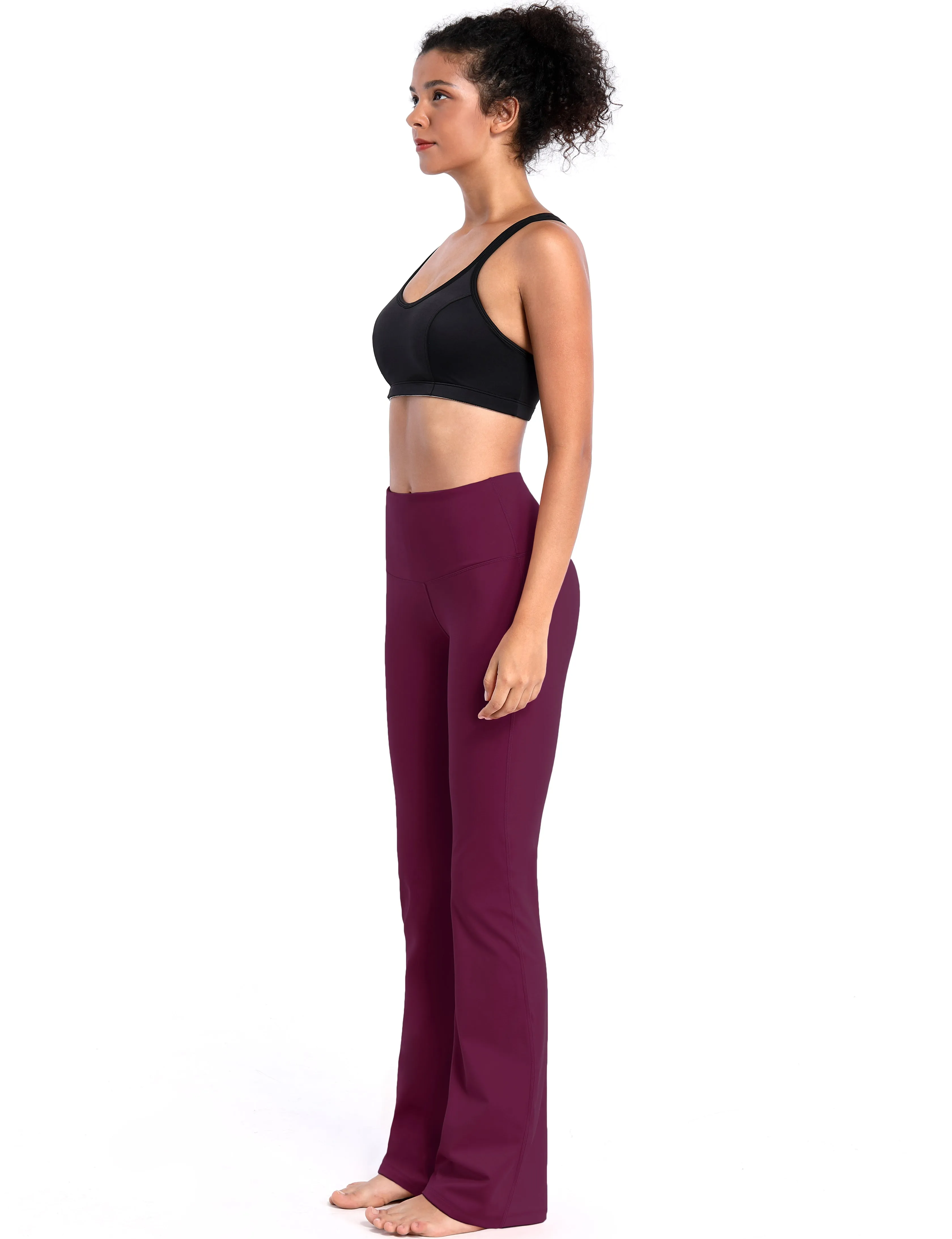29" 31" 33" 35" 37" High Waist Bootcut Leggings Grapevine_Tall Size