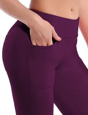 29" 31" 33" 35" Bootcut Leggings with Pockets grapevine_yogastudio