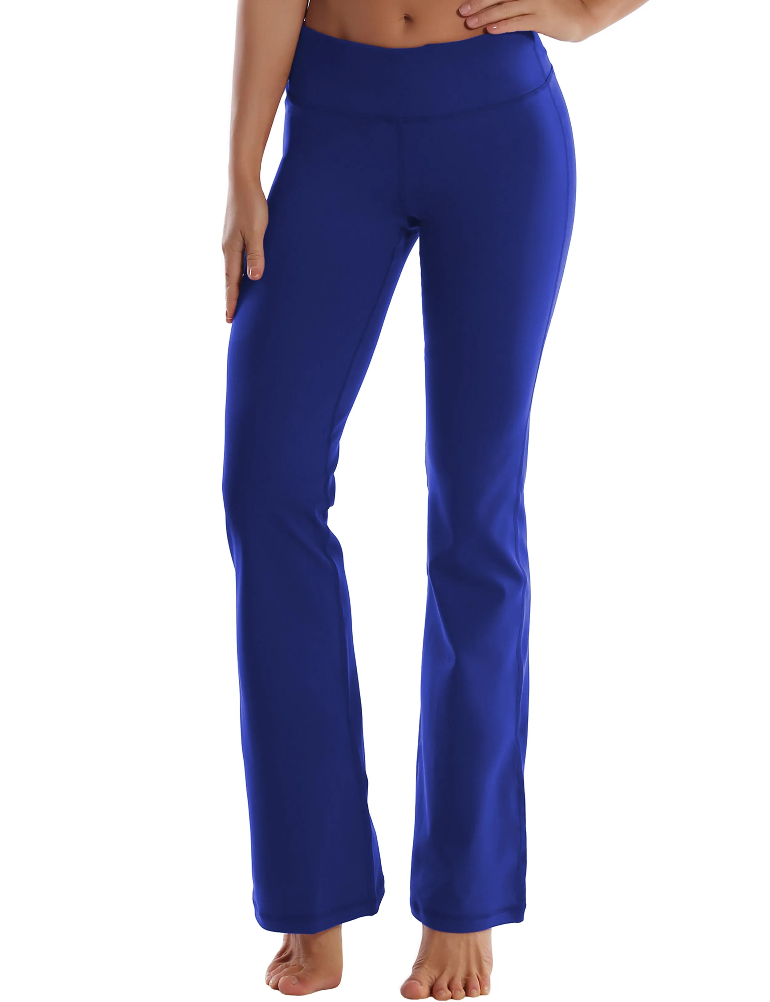 29" 31" 33" 35" Cotton Nylon Bootcut Leggings navy_Golf