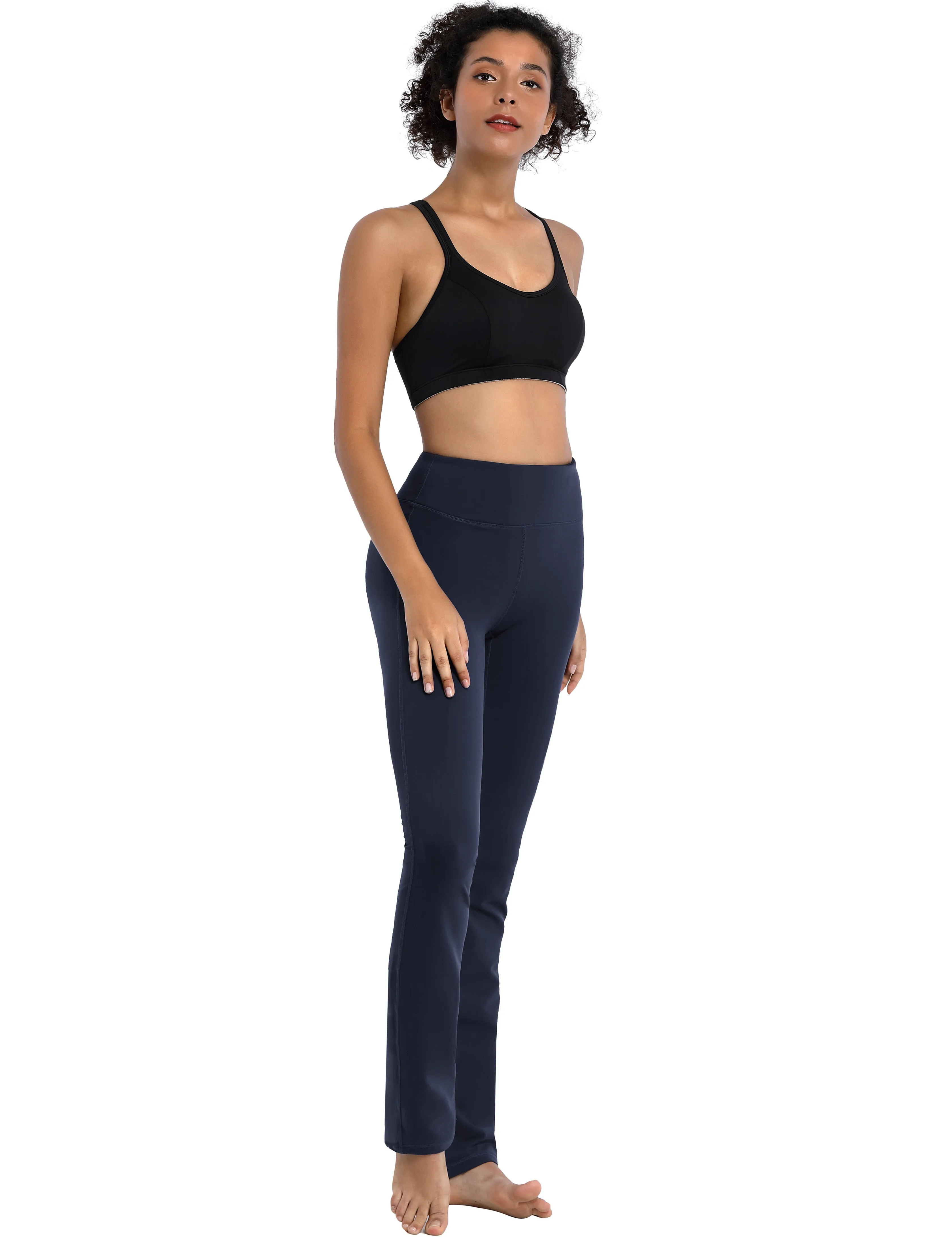 29" 31" 33" 35" Straight Leg Leggings darknavy_Golf