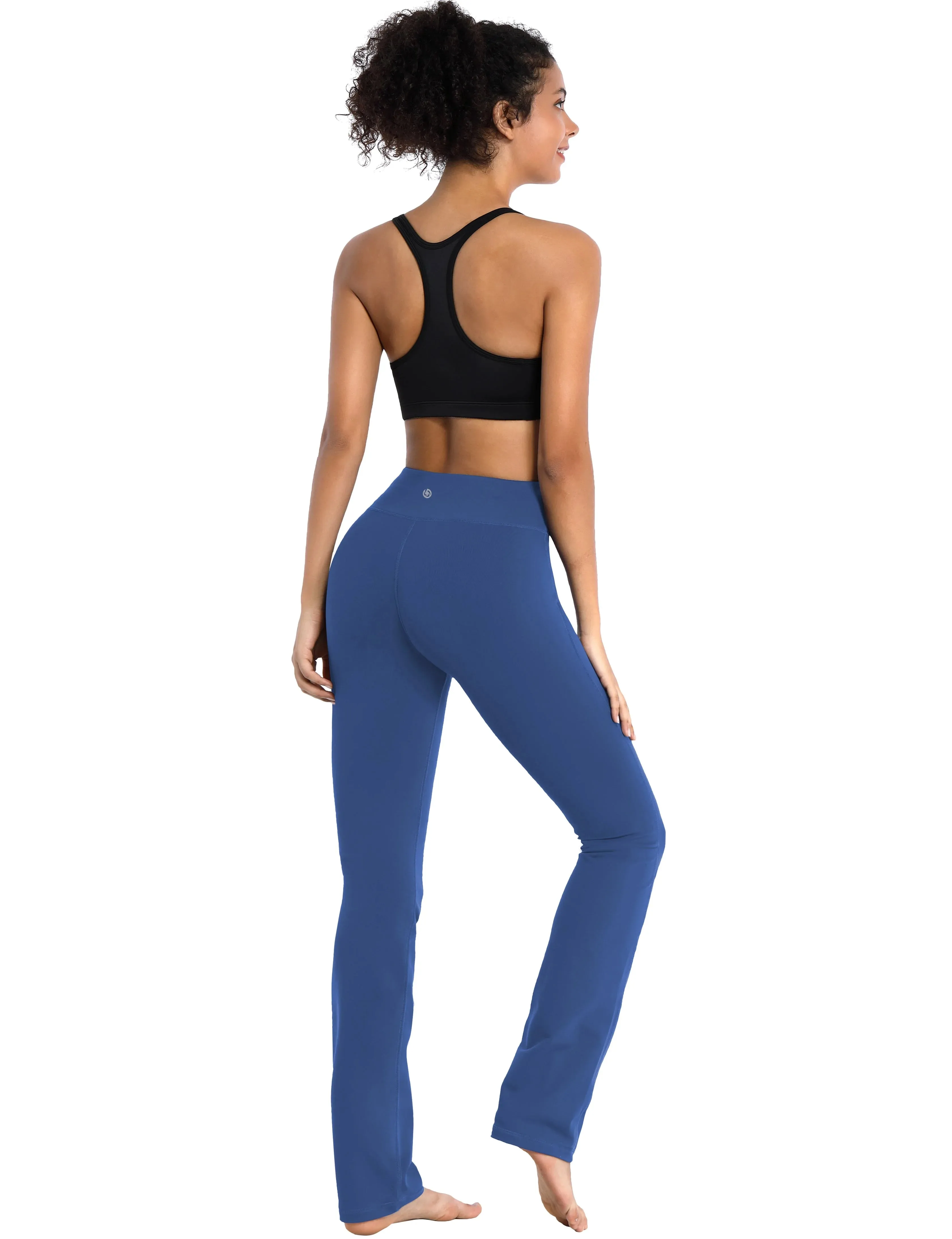 29" 31" 33" 35" Straight Leg Leggings purplishblue_yogastudio