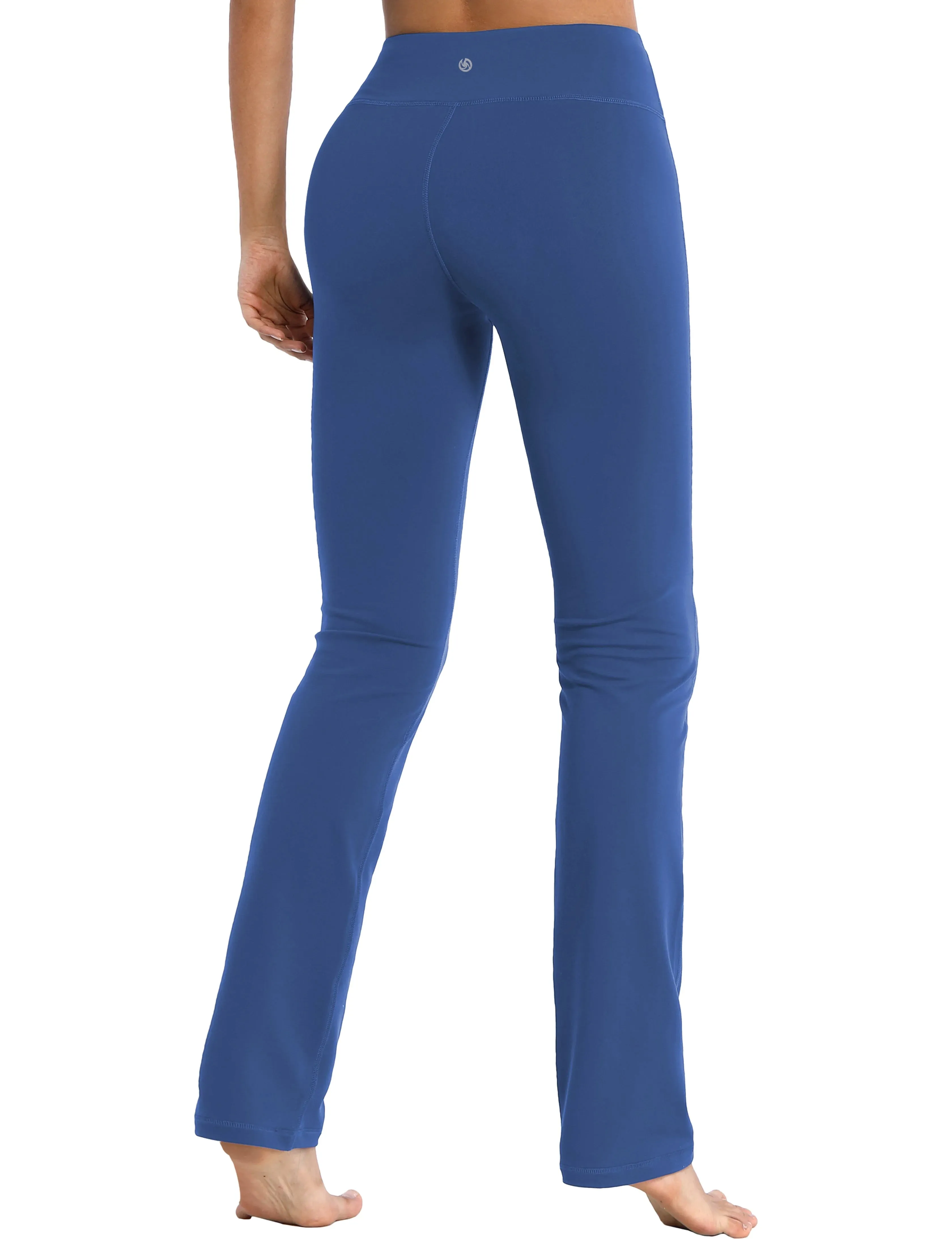 29" 31" 33" 35" Straight Leg Leggings purplishblue_yogastudio
