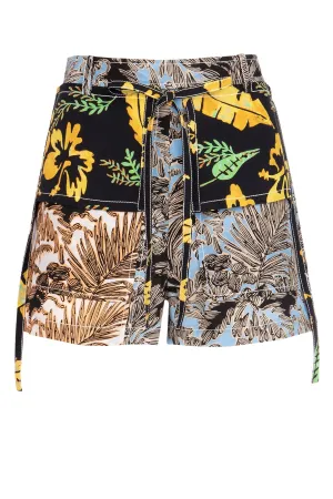 3.1 Phillip Lim Printed Patchwork Shorts