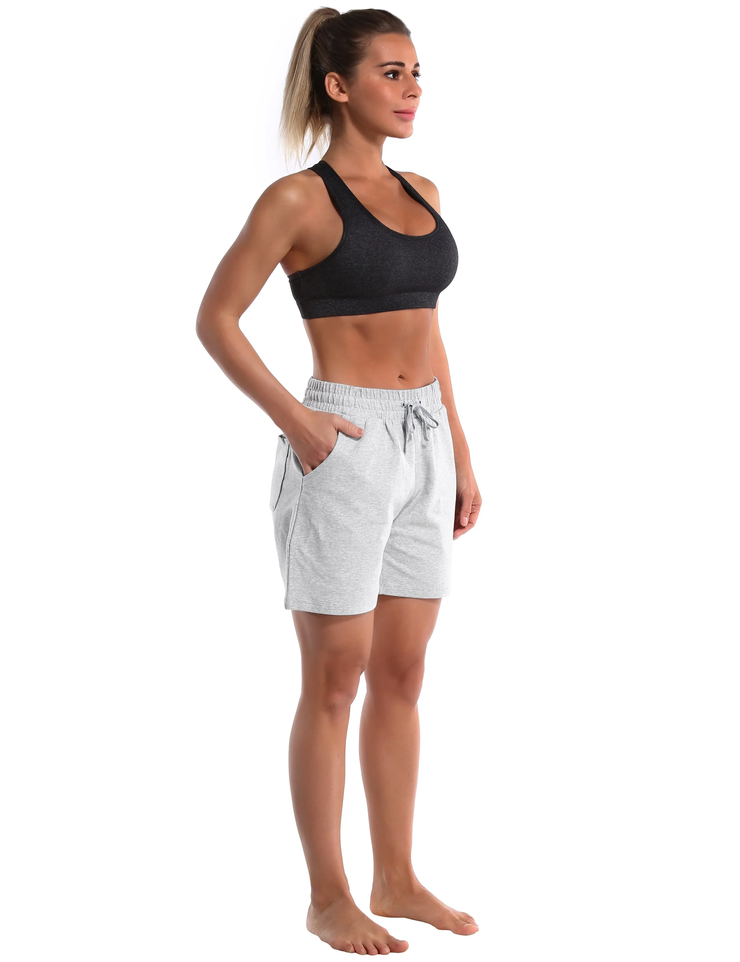 5" Joggers Shorts heathergray_Running