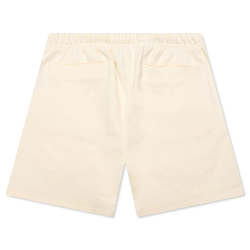 Academy Short - Cannoli Cream/Gold Flame