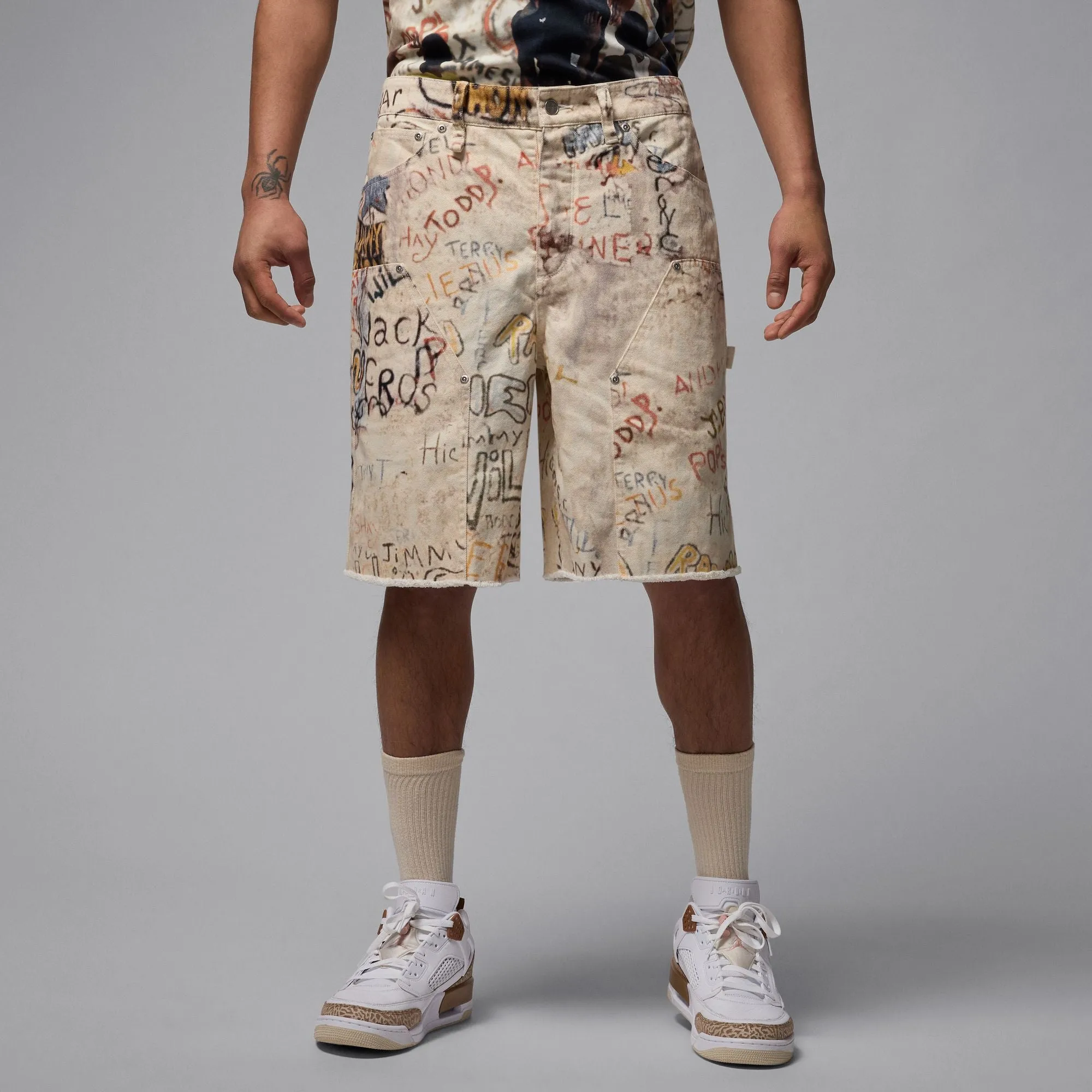 AIR JORDAN PRINTED SHORTS SAIL