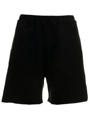Aries Logo Printed Straight Leg Track Shorts