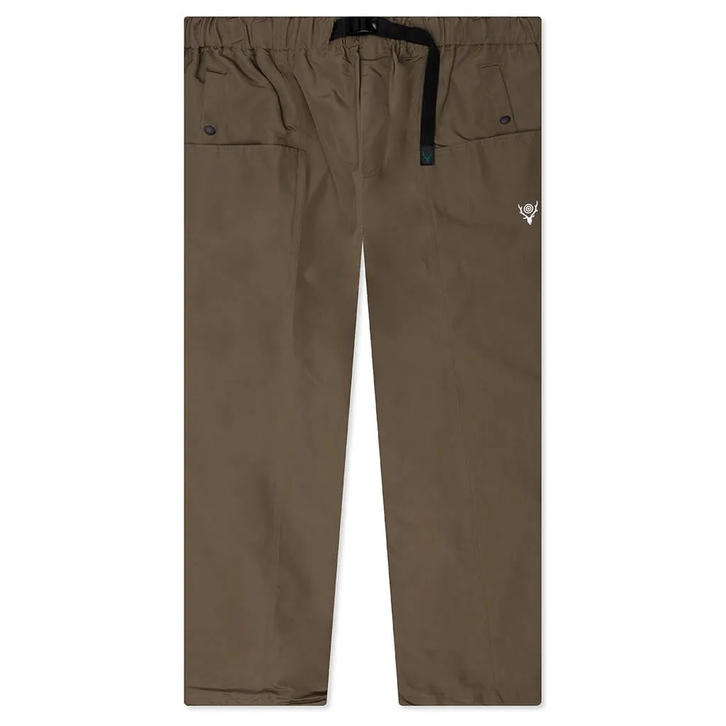 Belted C.S. Grosgrain Pant - Olive
