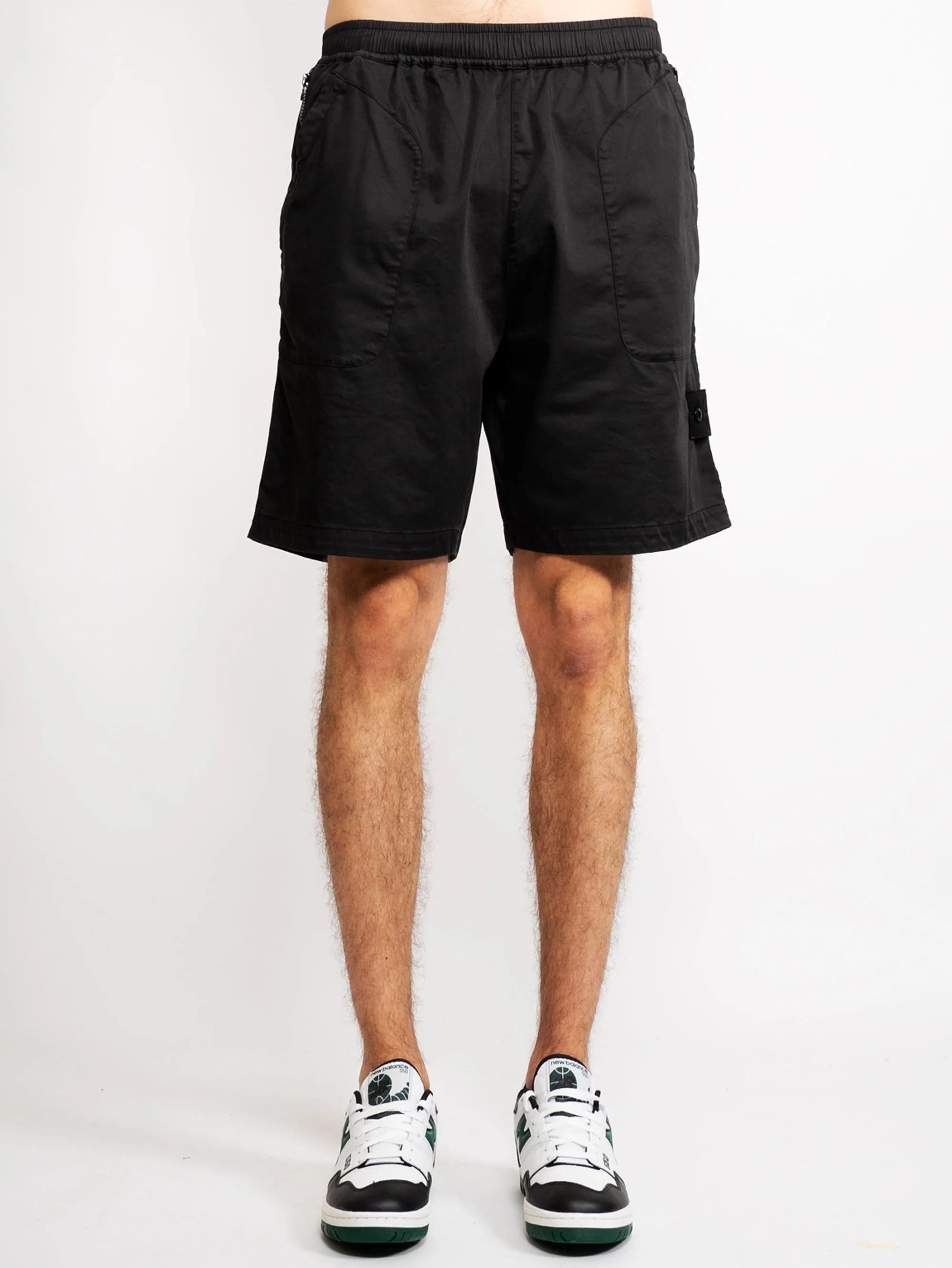 Bermuda in Stretch Satin L13F2 Black