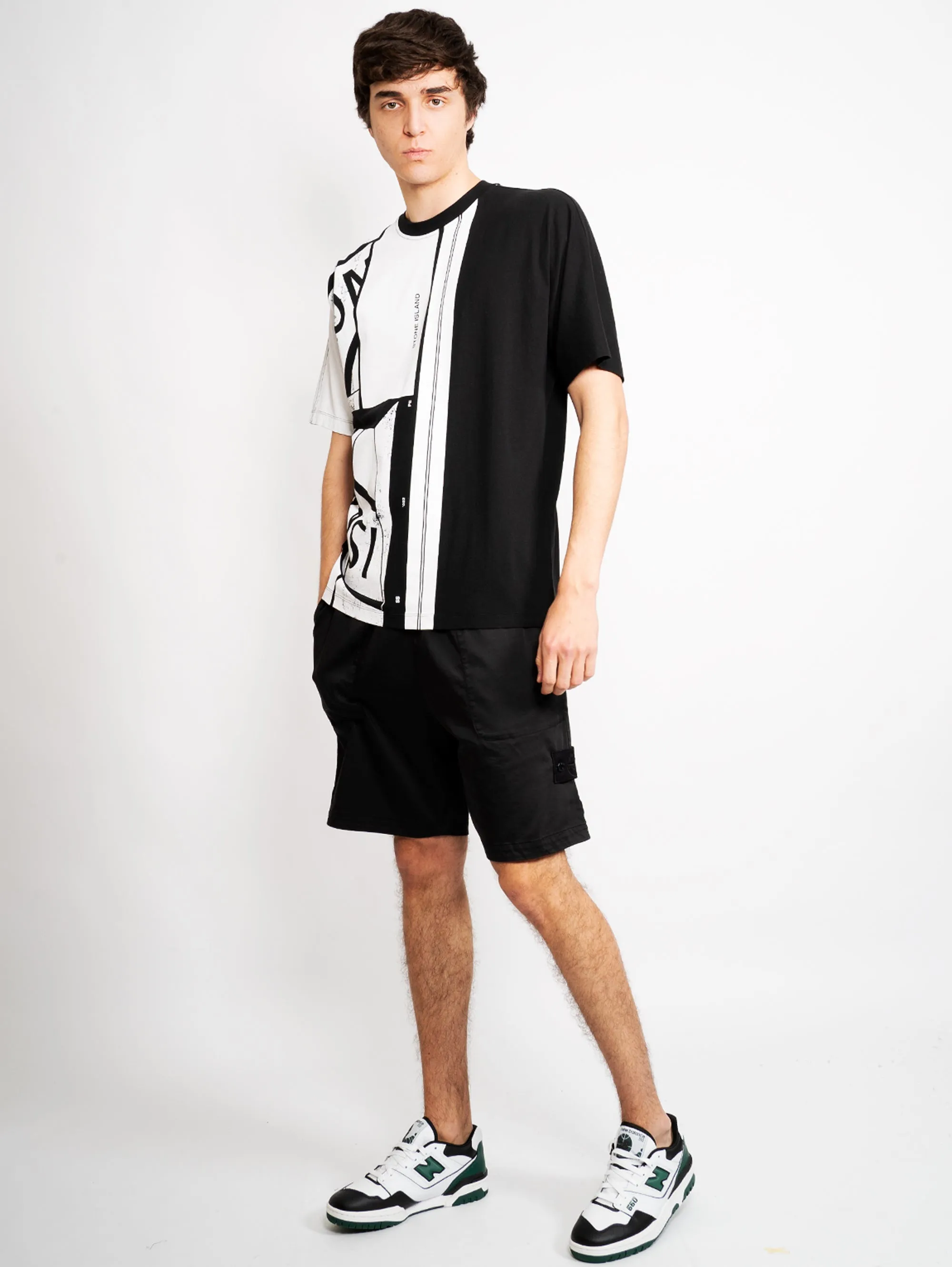 Bermuda in Stretch Satin L13F2 Black