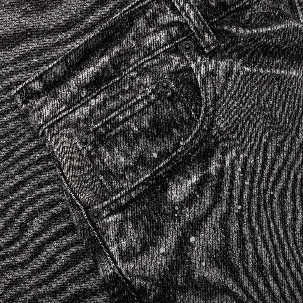 Berry Wide Denim Short - Vintage Black