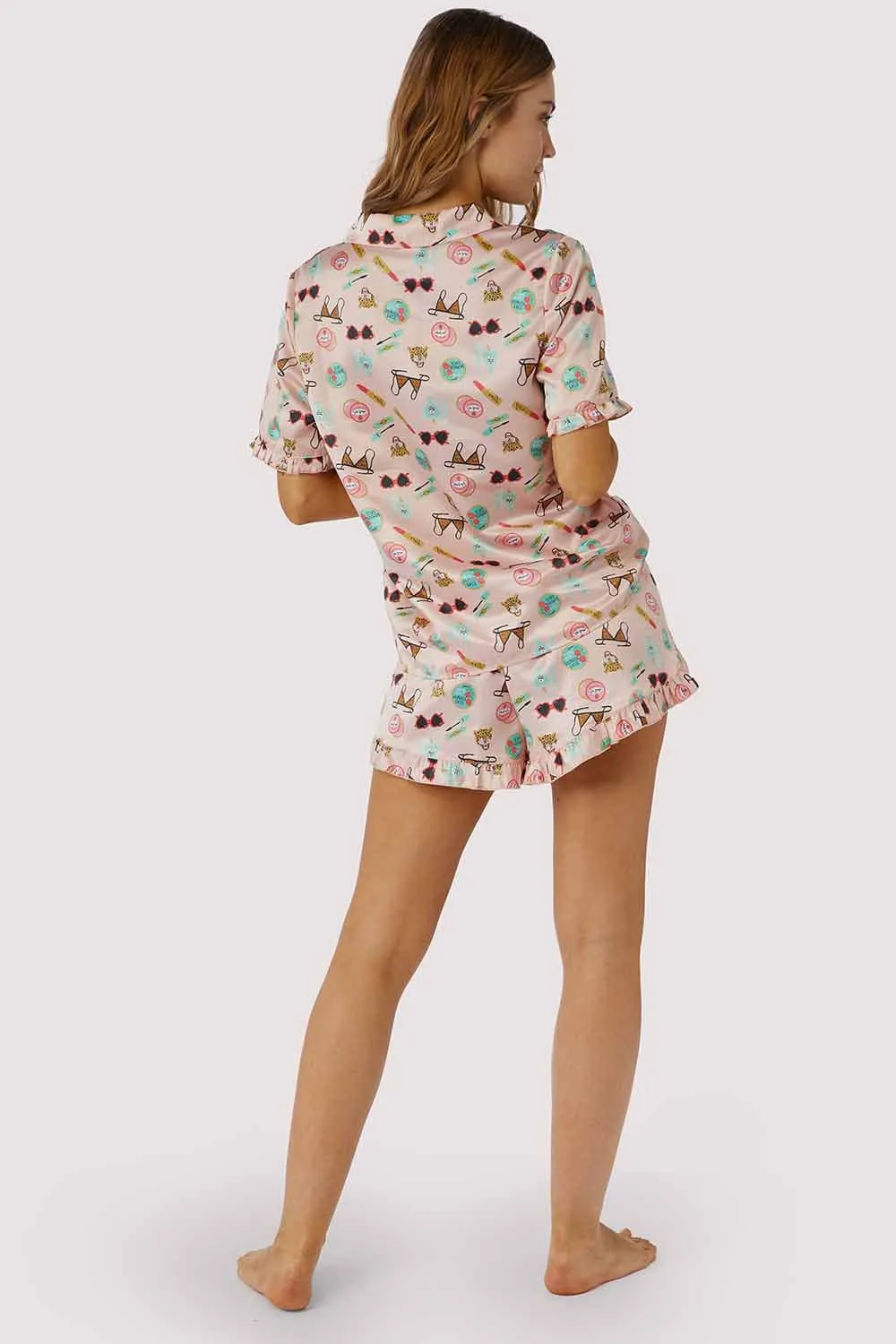 Bodil Jane Girls Best Friend Pyjama Shorts, Size UK 12