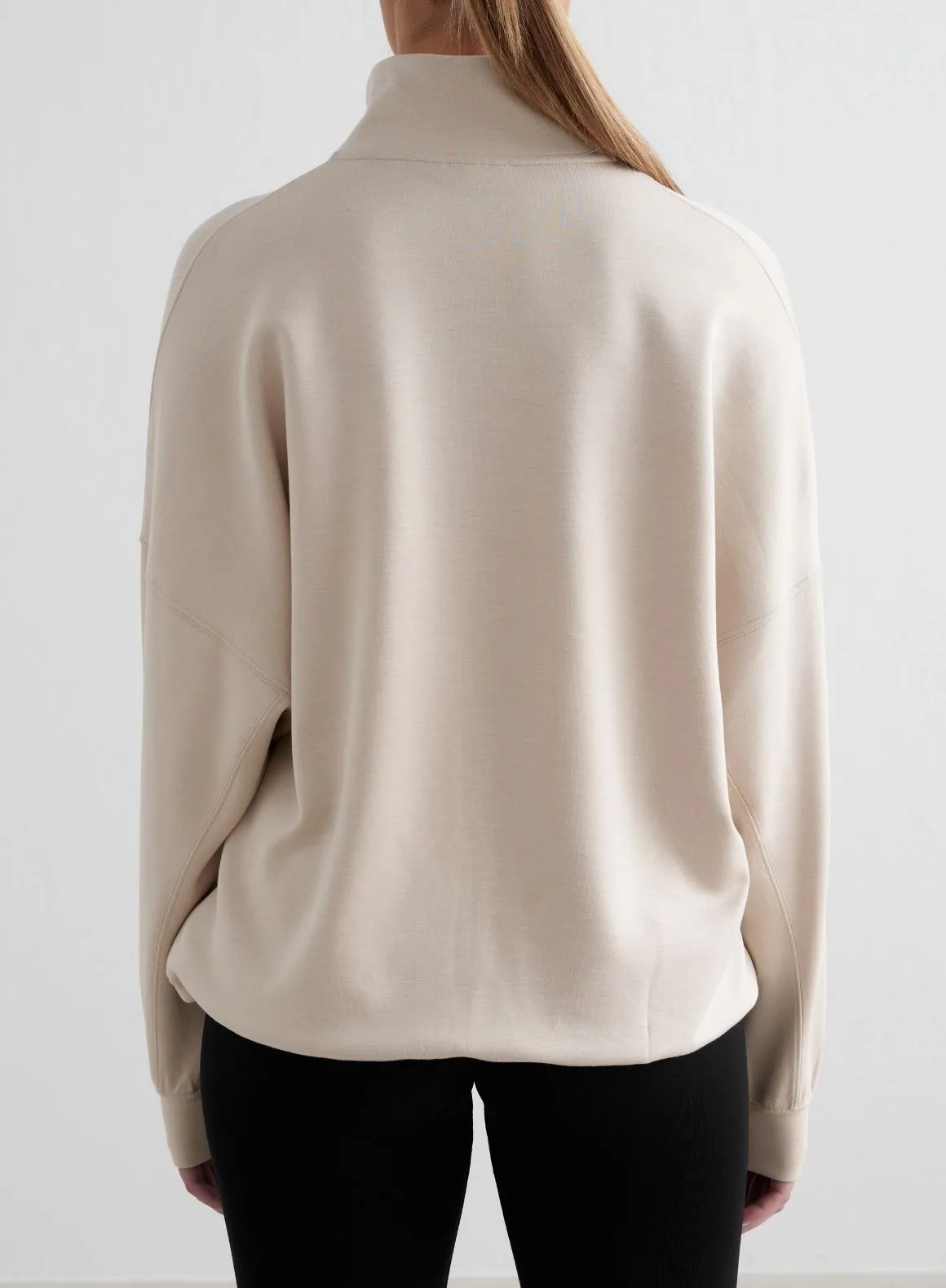 Café Au Lait Comfy Modal Half Zip