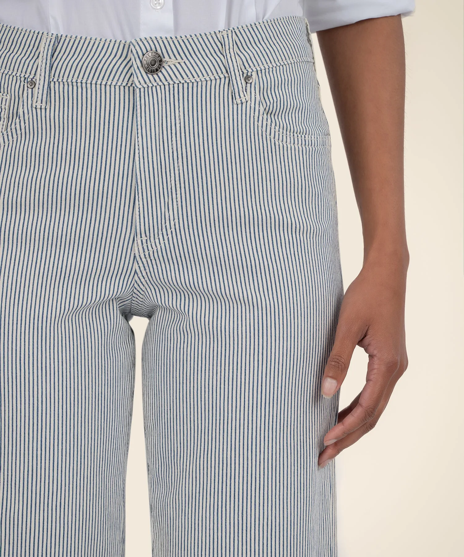 Charlotte Striped High Rise Wide Leg
