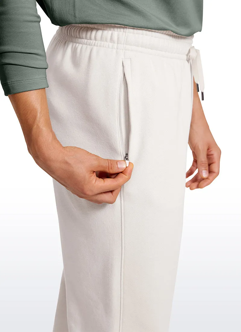 Cotton Fleece Sweatpants with Pockets 32''