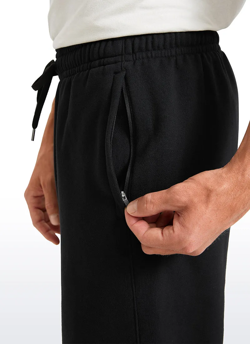 Cotton Fleece Sweatpants with Pockets 32''