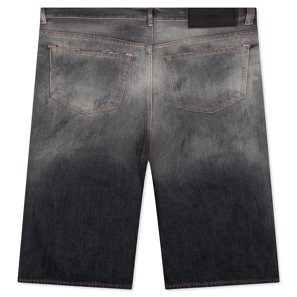 Denim Shorts - Black