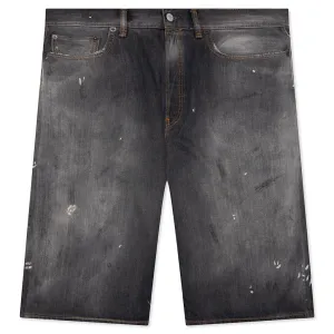 Denim Shorts - Black