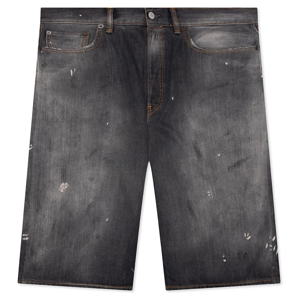 Denim Shorts - Black