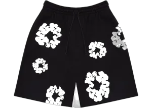 Denim Tears The Cotton Wreath Shorts Black