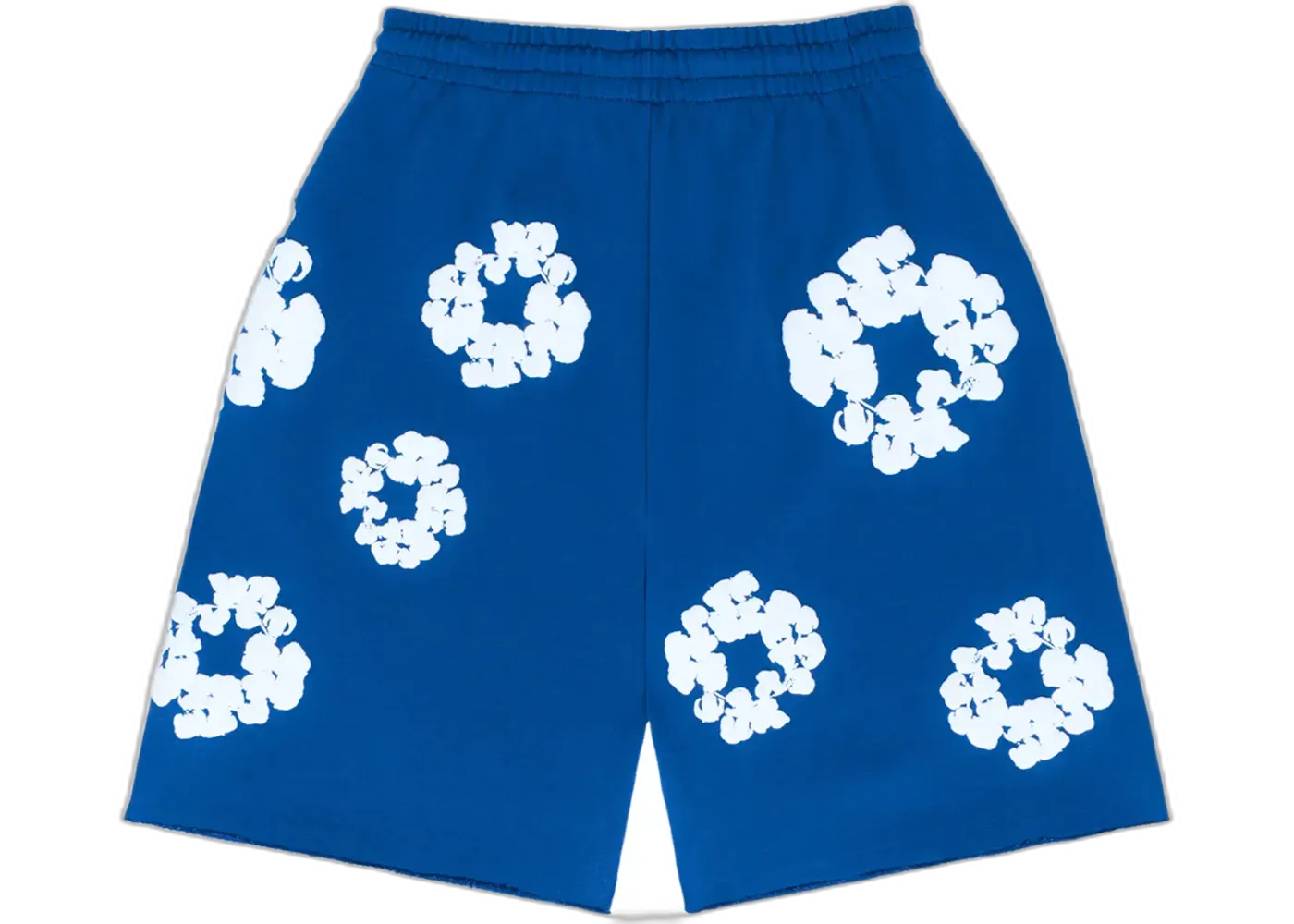 Denim Tears The Cotton Wreath Shorts Royal Blue