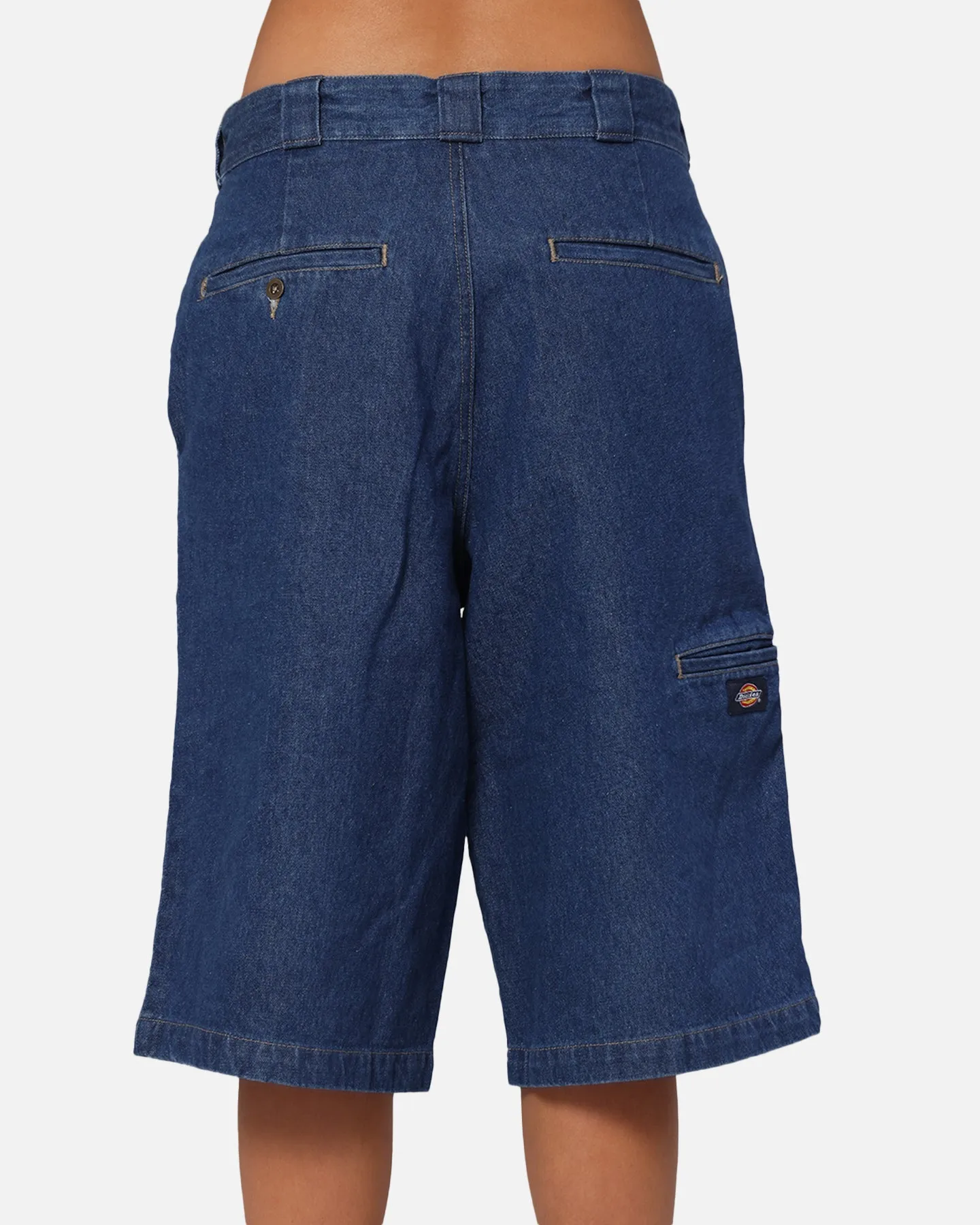 Dickies 13 Loose Fit Multi Pocket Shorts Stone Washed Indigo