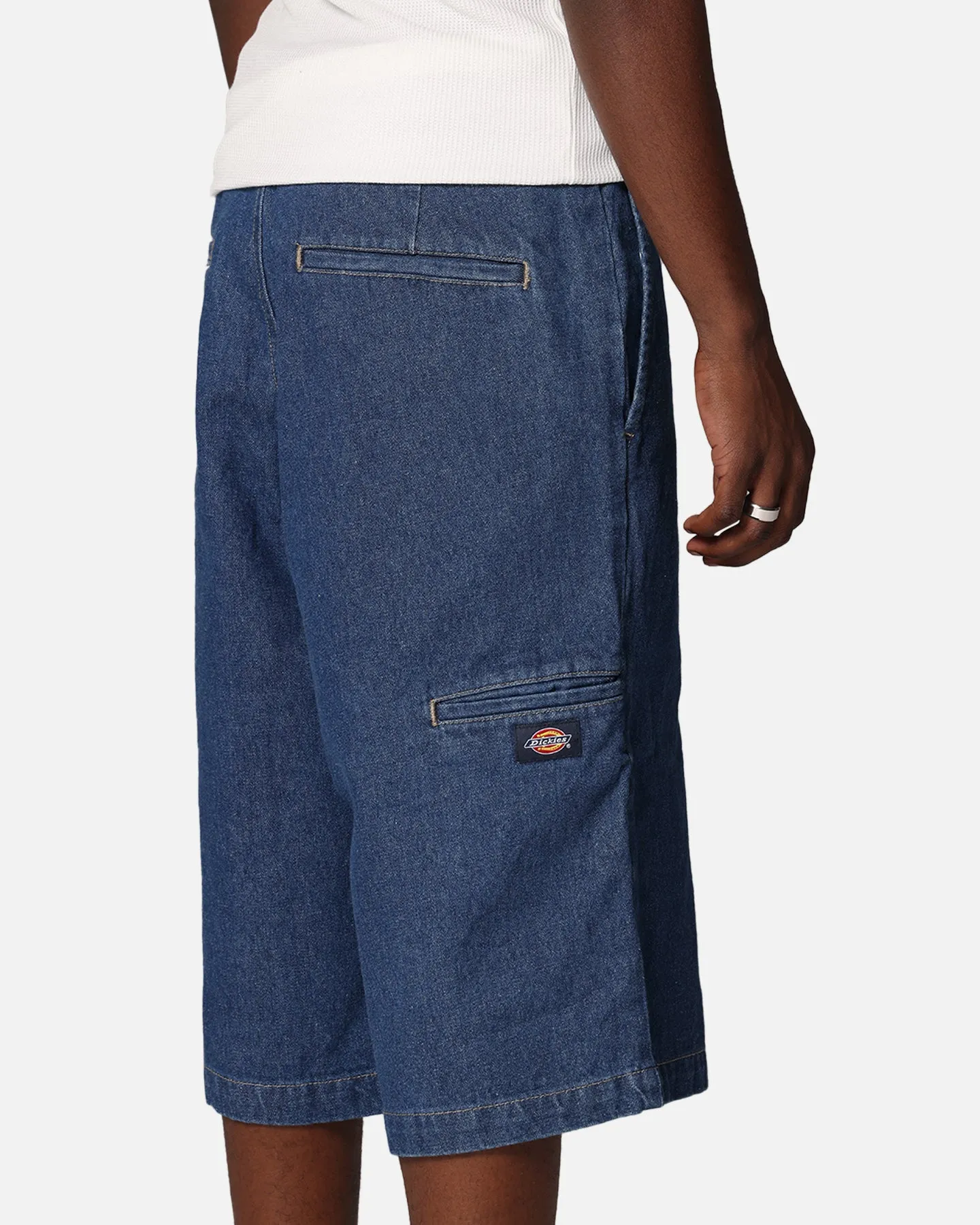 Dickies 13 Loose Fit Multi Pocket Shorts Stone Washed Indigo