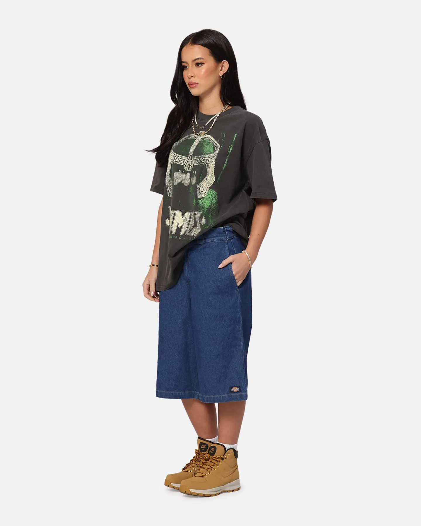 Dickies 13 Loose Fit Multi Pocket Shorts Stone Washed Indigo