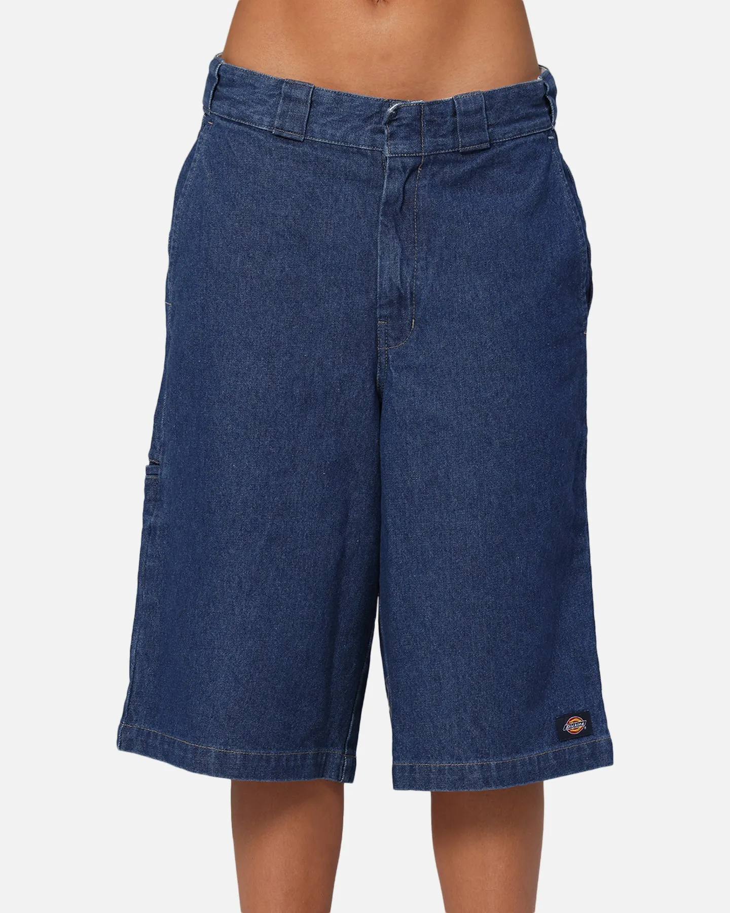 Dickies 13 Loose Fit Multi Pocket Shorts Stone Washed Indigo