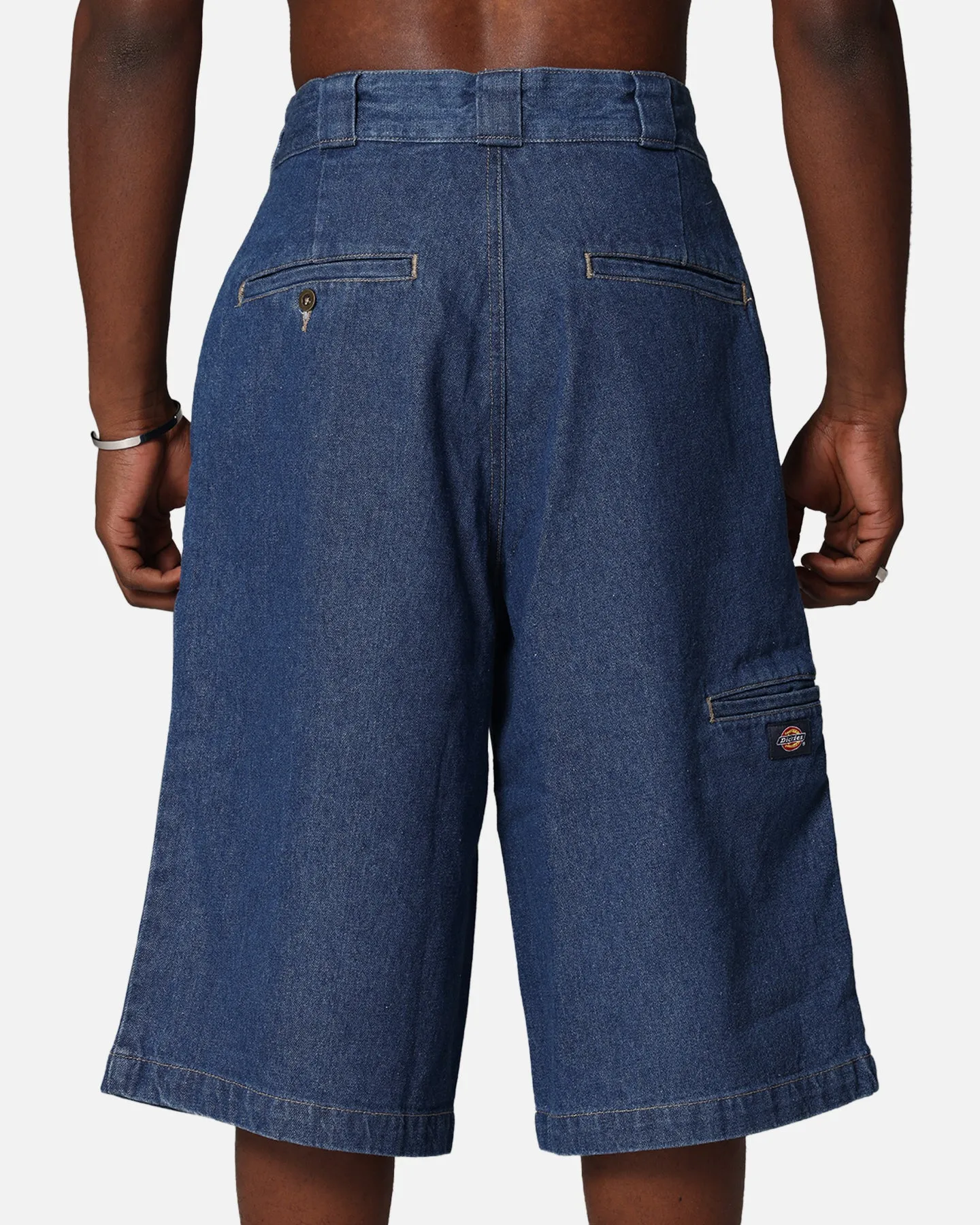 Dickies 13 Loose Fit Multi Pocket Shorts Stone Washed Indigo