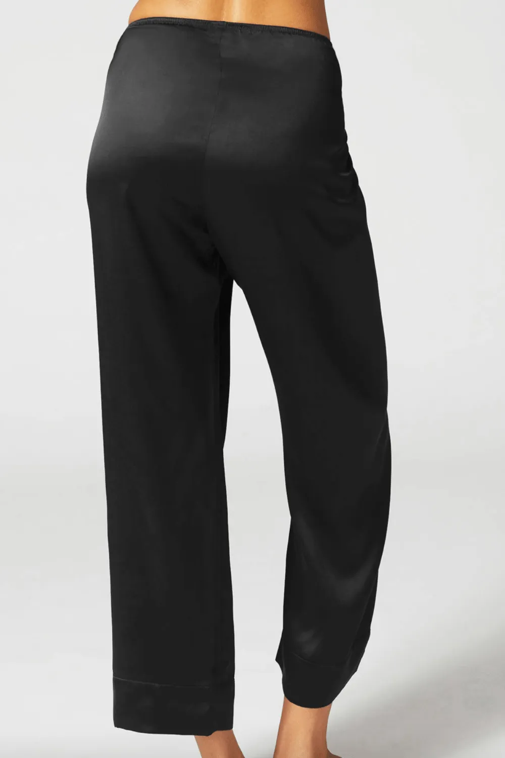 Dream Silk Pants Black
