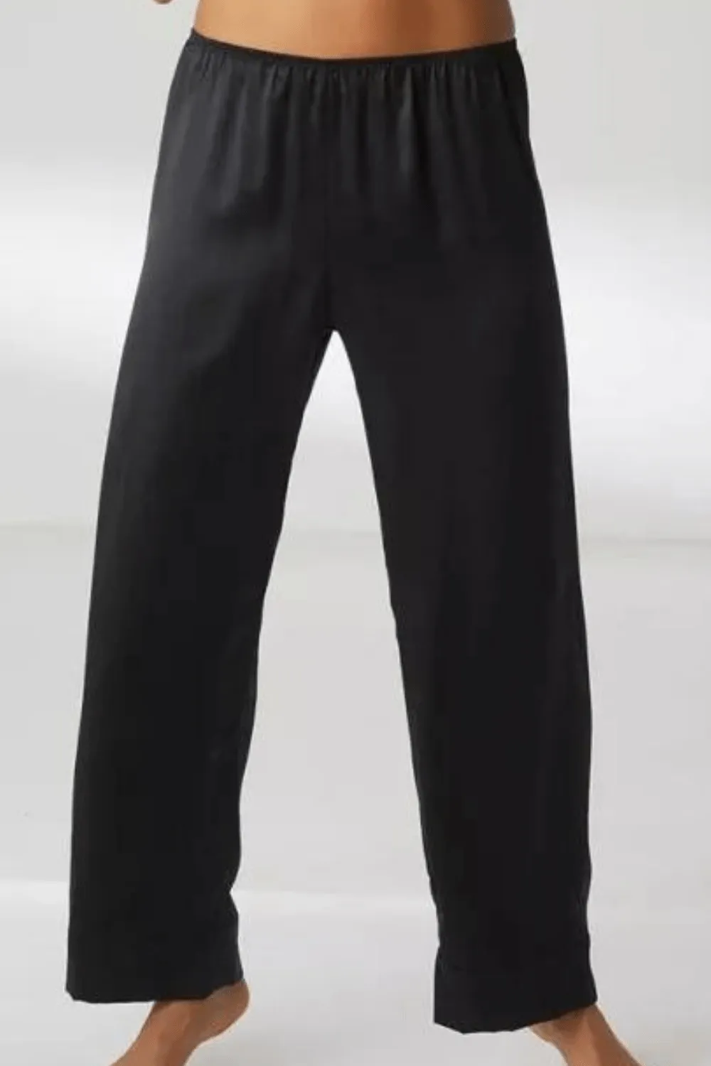 Dream Silk Pants Black