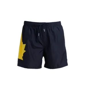 Dsquared2 Leaf Logo Printed Swim Shorts