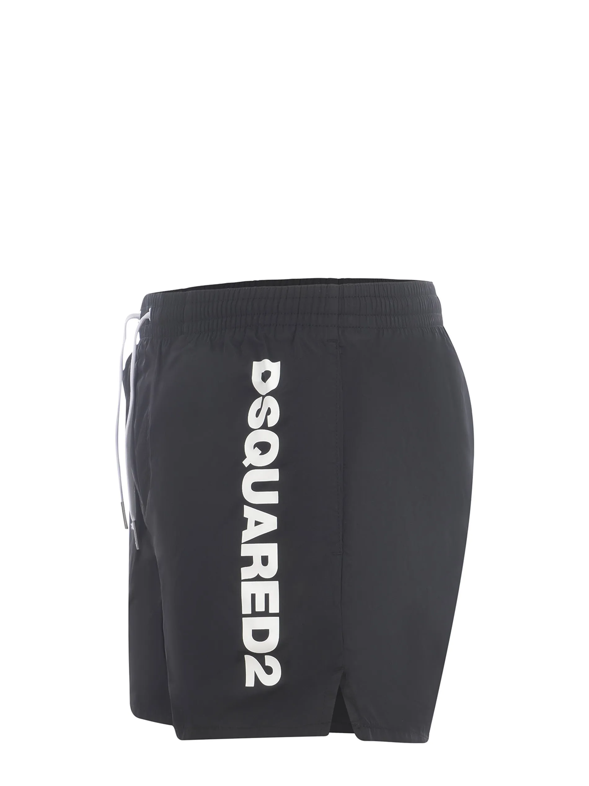 Dsquared2 Logo Printed Drawstring Swim Shorts