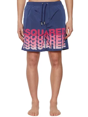 Dsquared2 Logo Printed Swimming Shorts