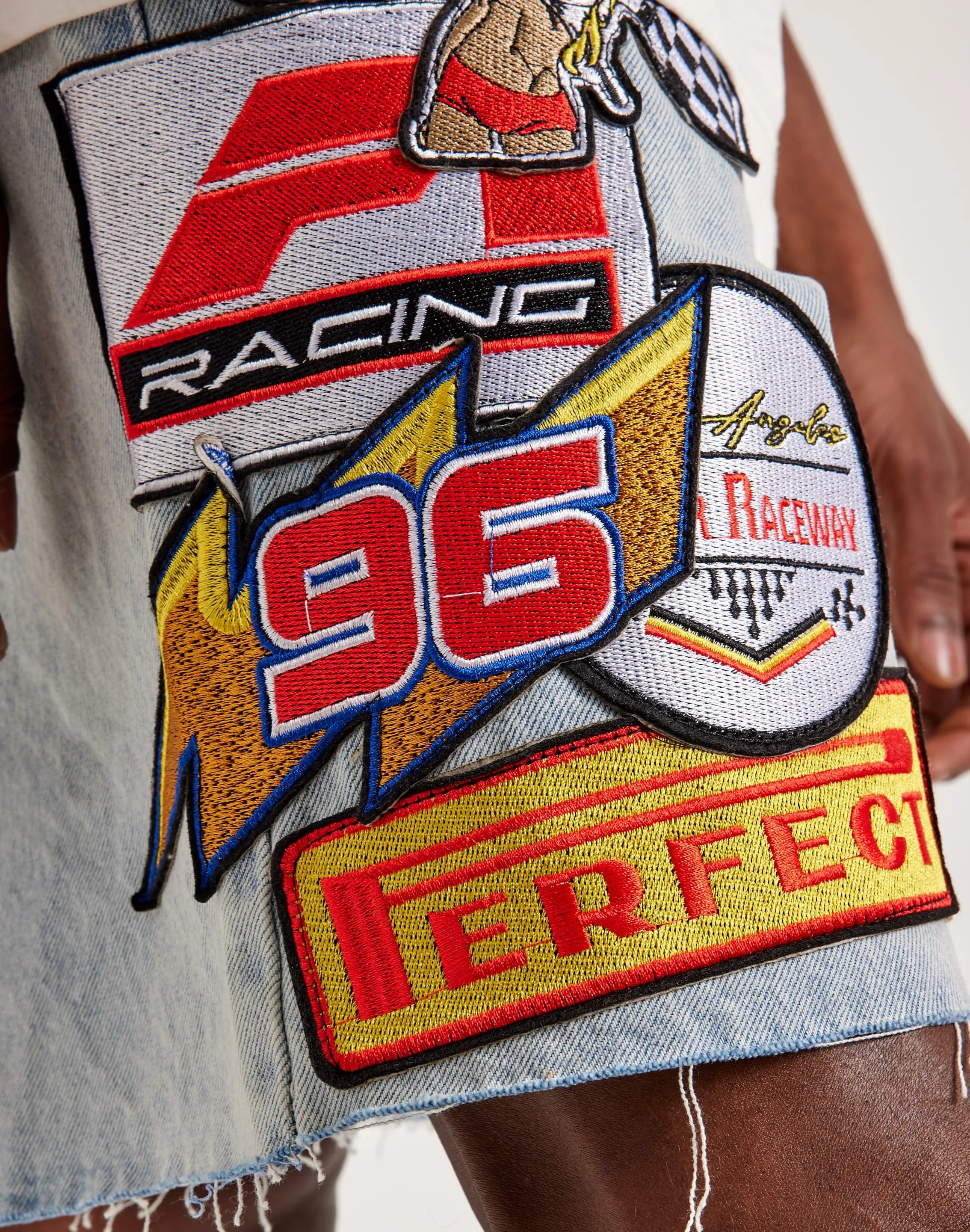 EPTM Turbo Flame Denim Shorts