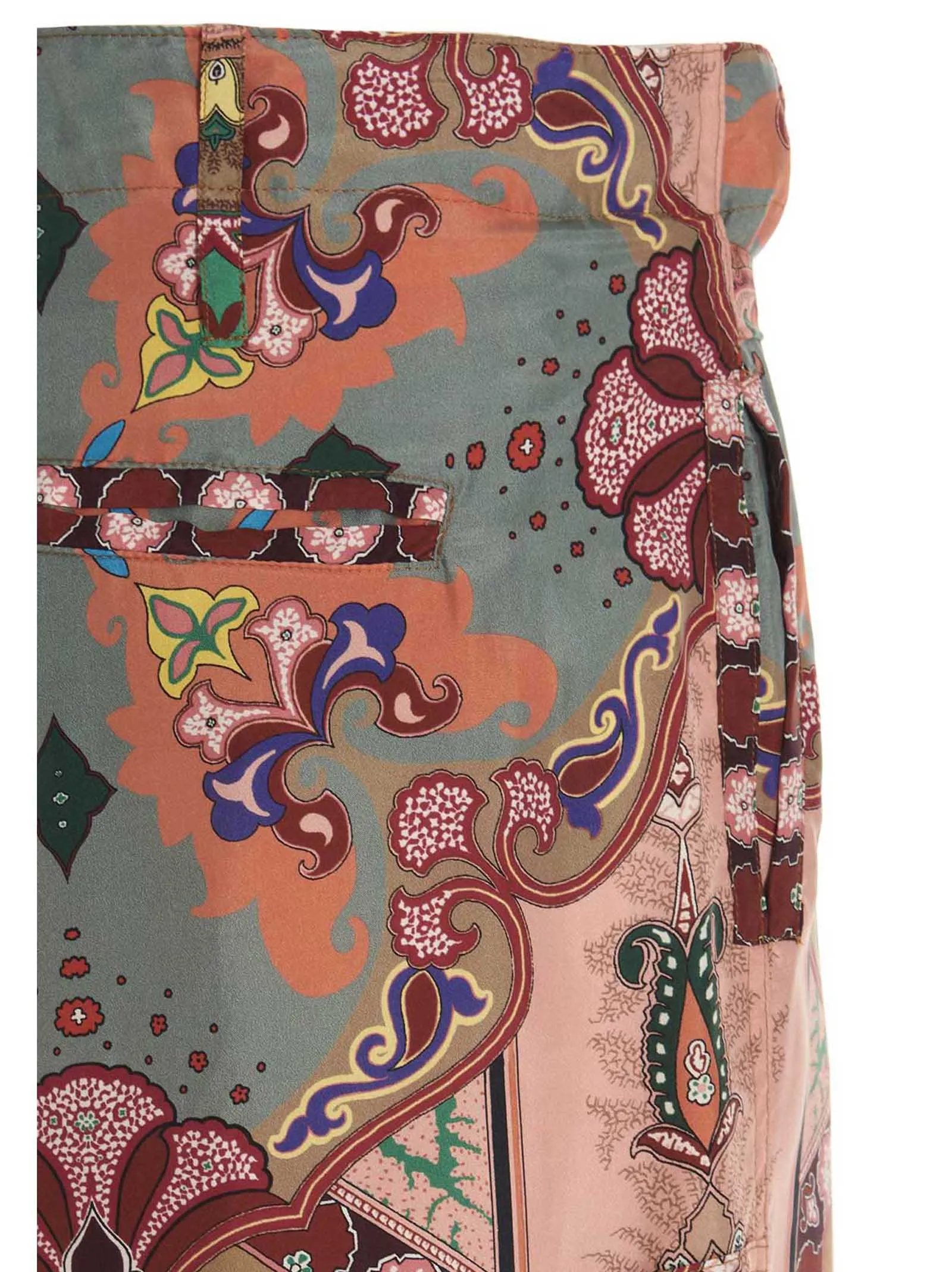 Etro Floral Printed Wide Leg Trousers