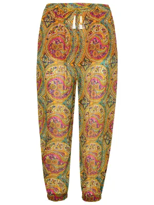 Etro Paisley Printed Drawstring Trousers