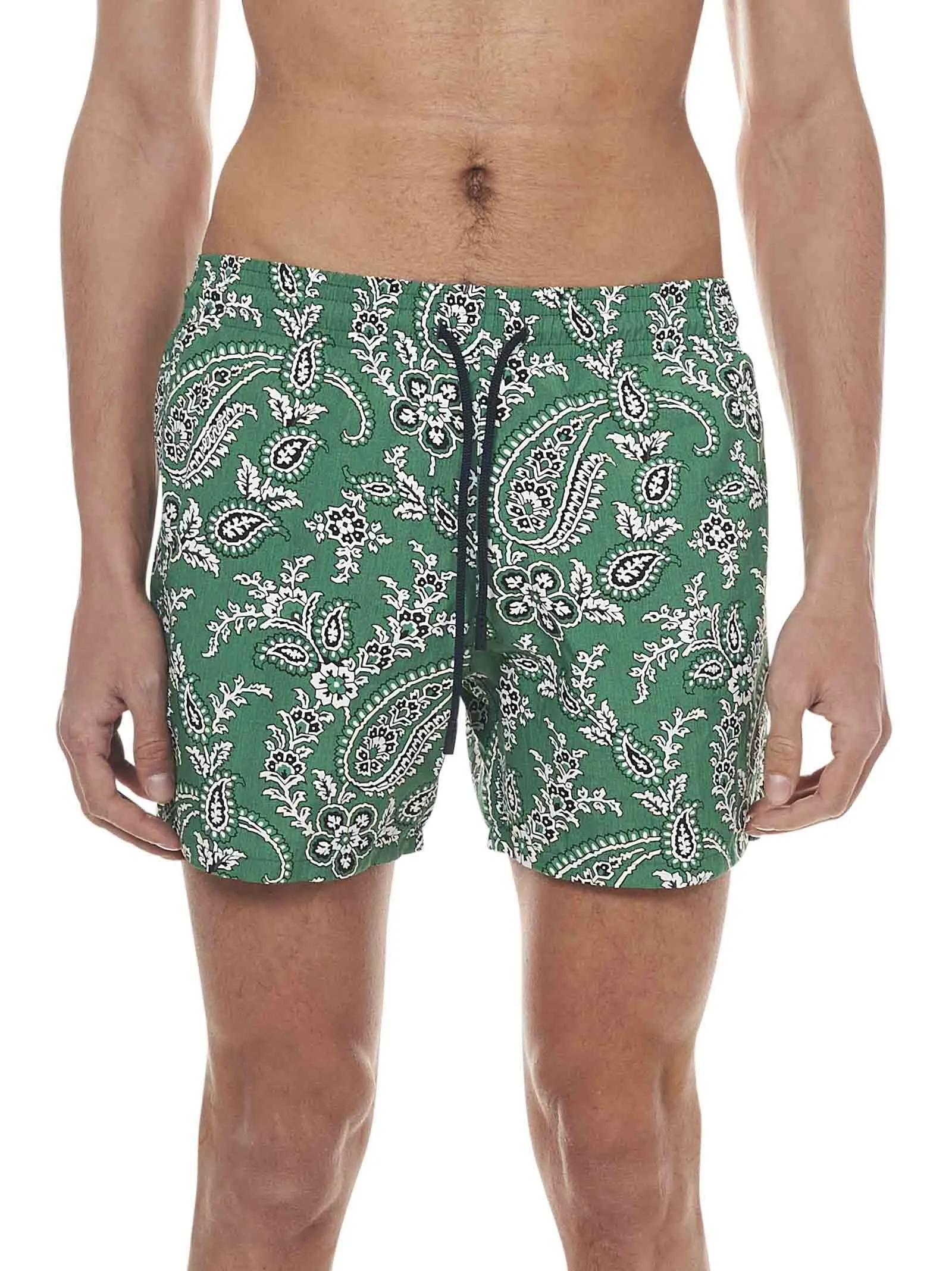 Etro Pattern Printed Drawstring Swim Shorts