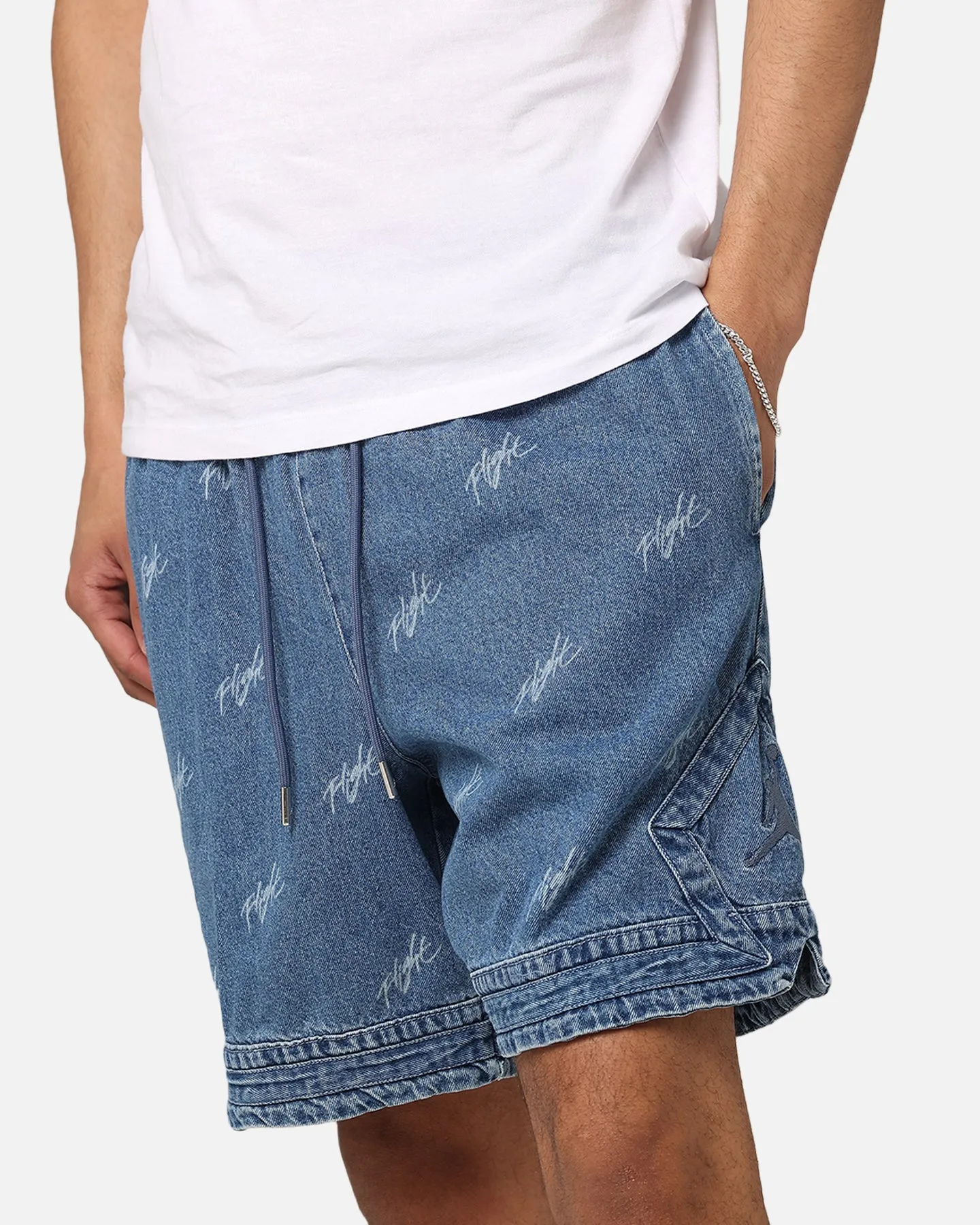 Jordan Air Jordan Deni AOP Shorts Blue Grey