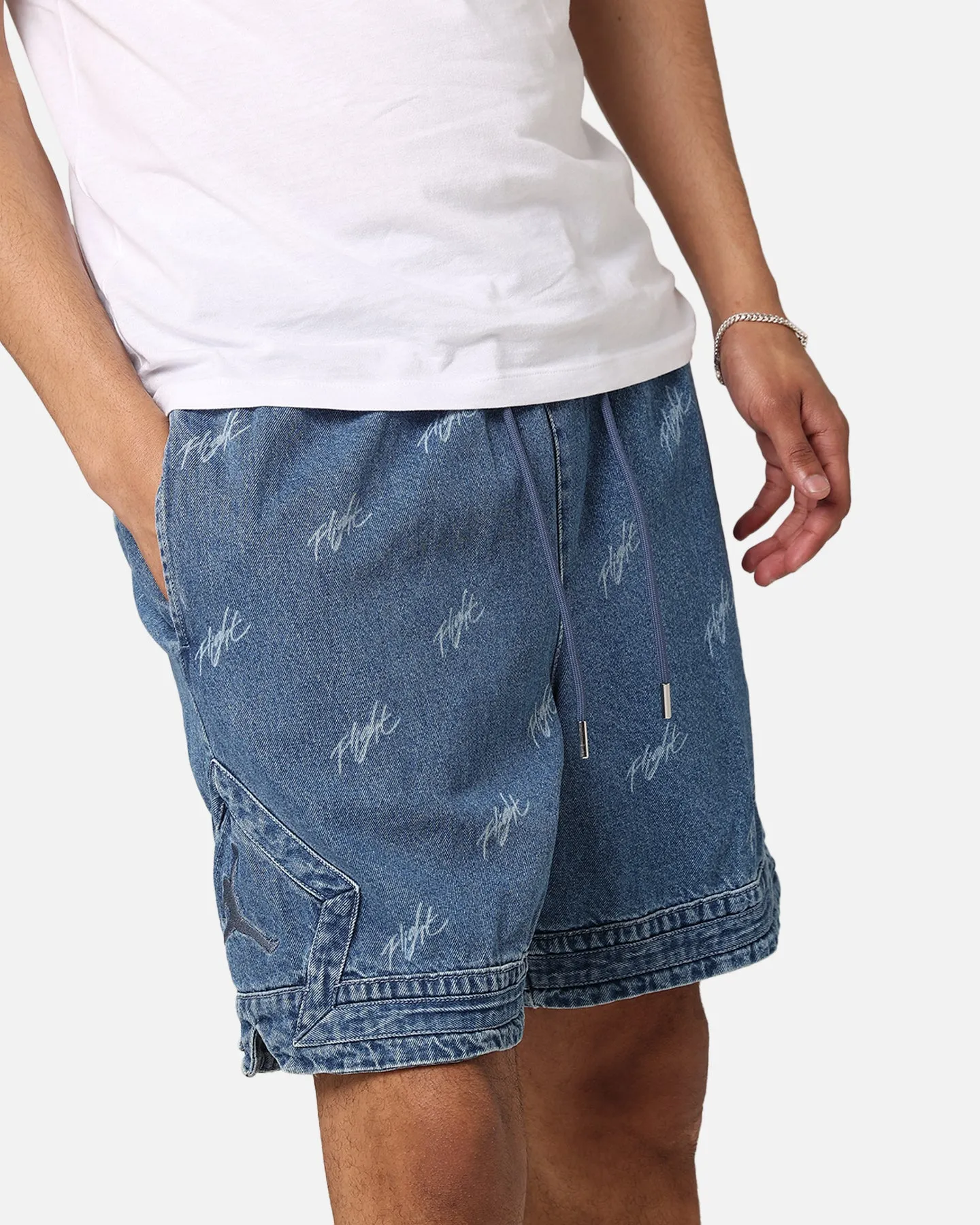 Jordan Air Jordan Deni AOP Shorts Blue Grey