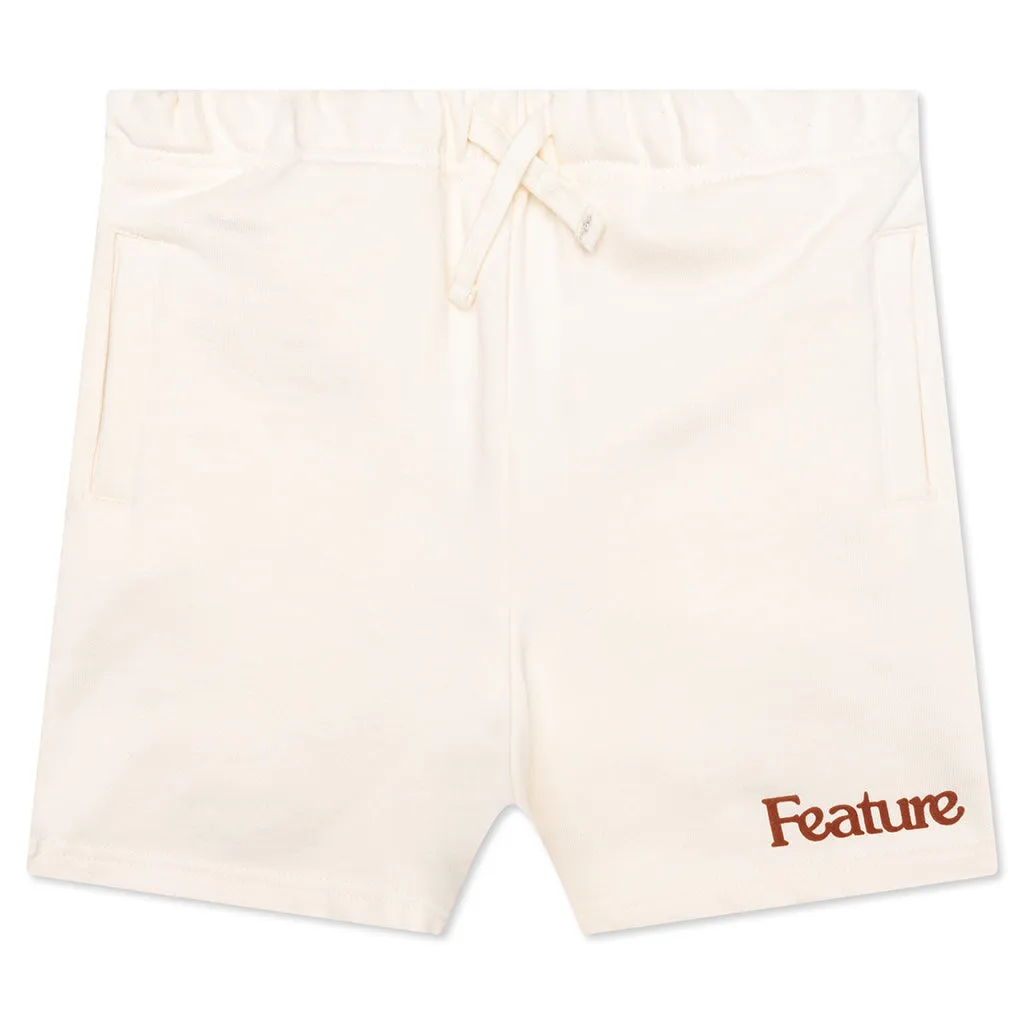 Kids Academy Sweatshorts - Cannoli Cream
